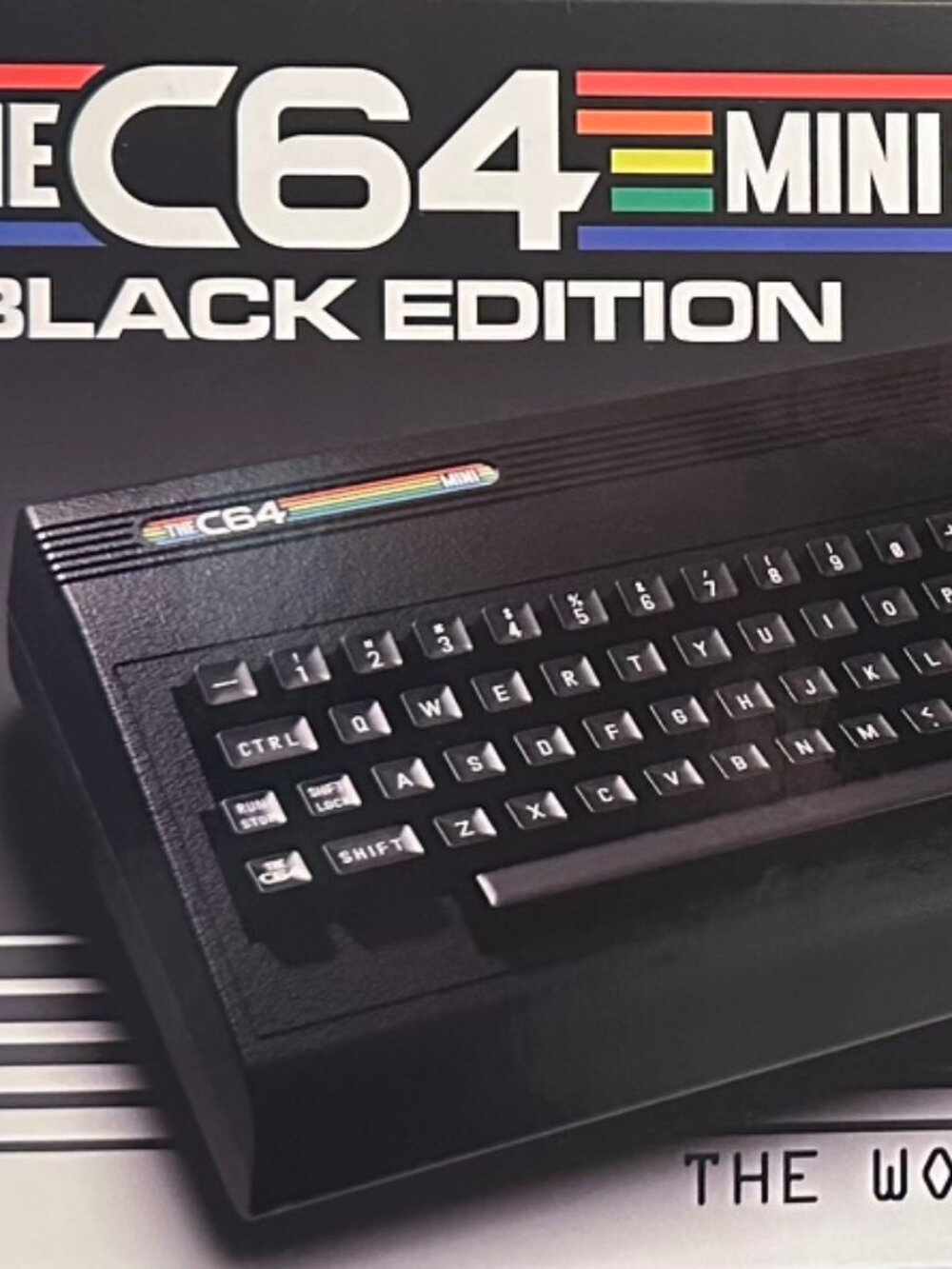 THEC64 Mini - Black Edition (25 New Games)